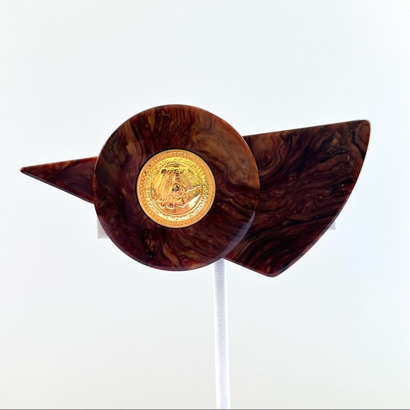 Vintage Simon Chang Tortoise Brooch - Picture 3 of 10